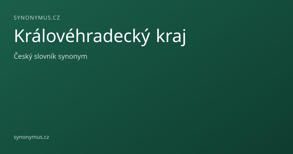 Náhled odkazu: Královéhradecký kraj
