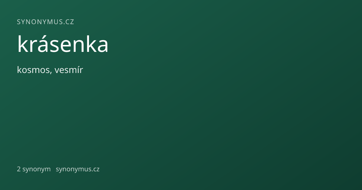 Náhled odkazu: krásenka