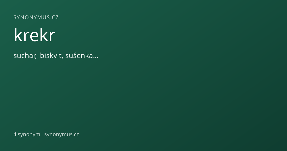 Náhled odkazu: krekr