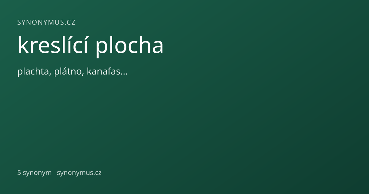 Náhled odkazu: kreslící plocha