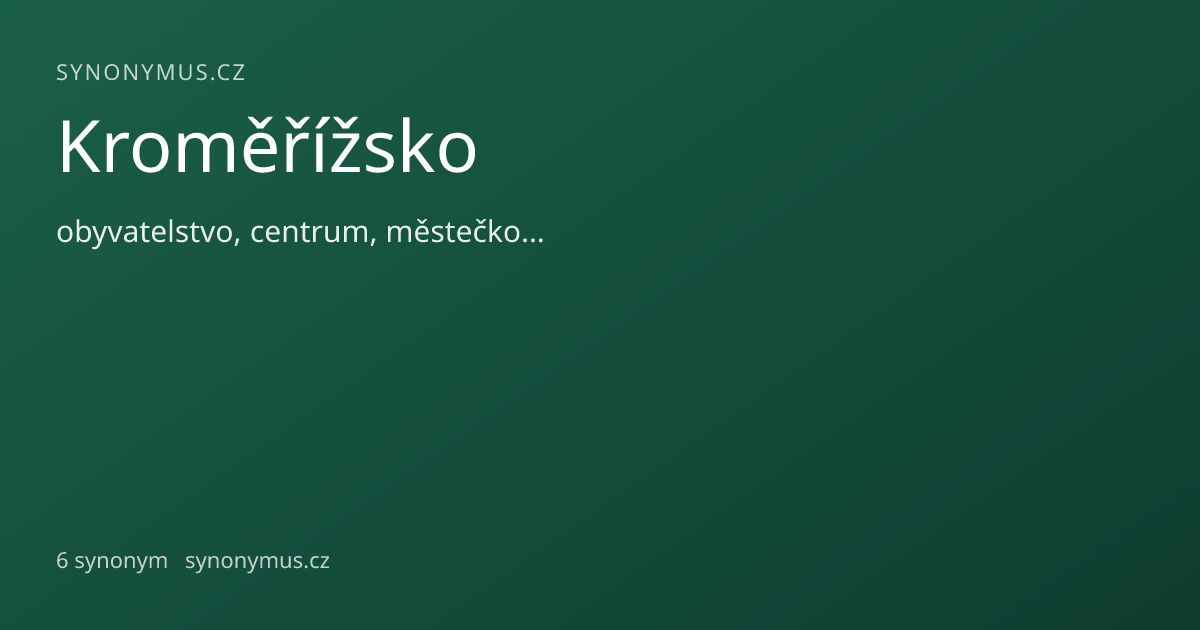 Náhled odkazu: Kroměřížsko