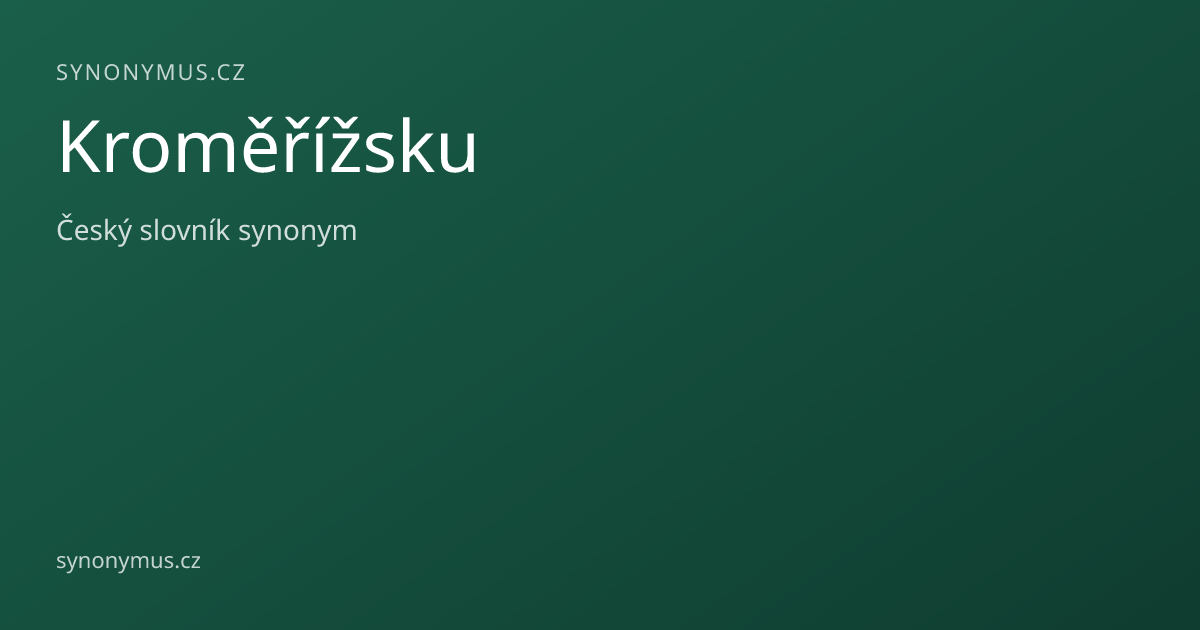 Náhled odkazu: Kroměřížsku