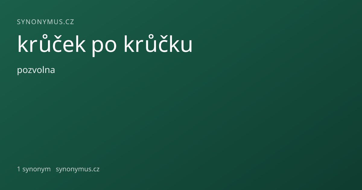 Náhled odkazu: krůček po krůčku