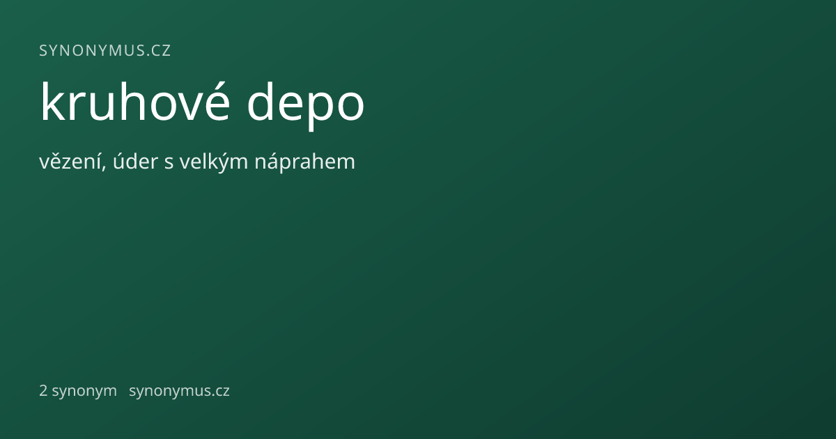 Náhled odkazu: kruhové depo