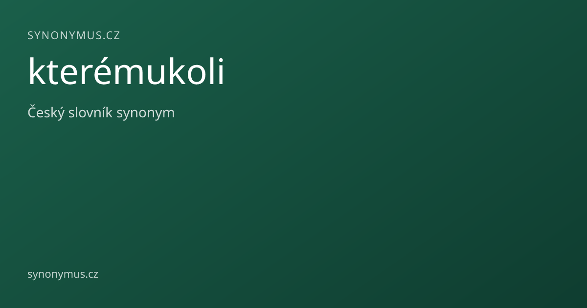 Náhled odkazu: kterémukoli