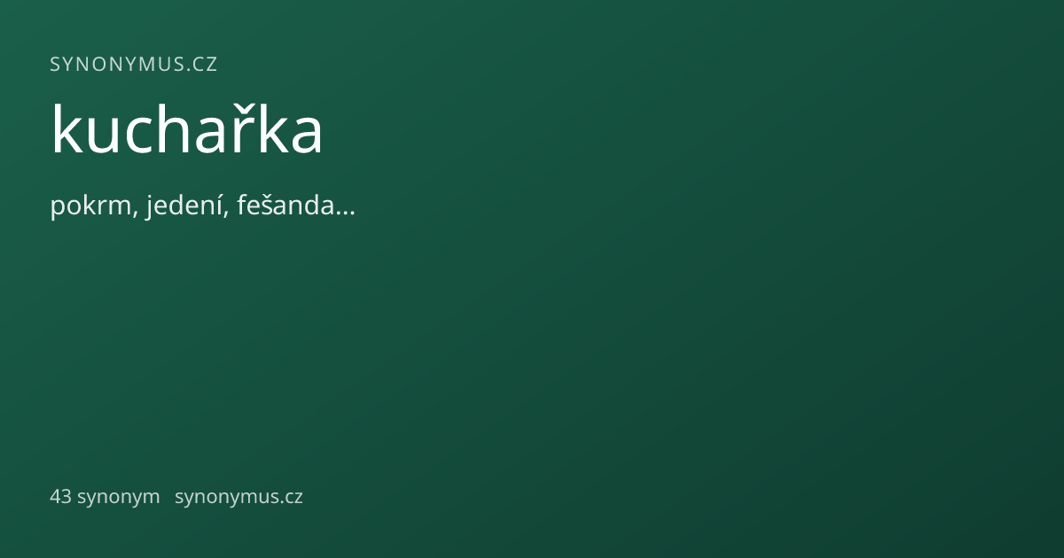 Náhled odkazu: kuchařka