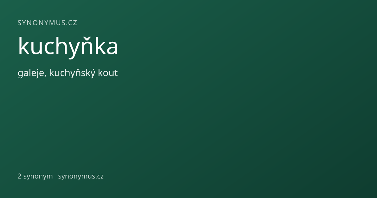 Náhled odkazu: kuchyňka