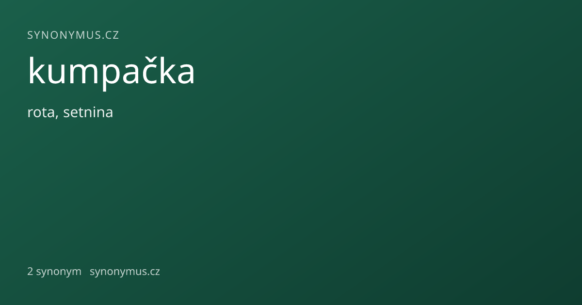 Náhled odkazu: kumpačka