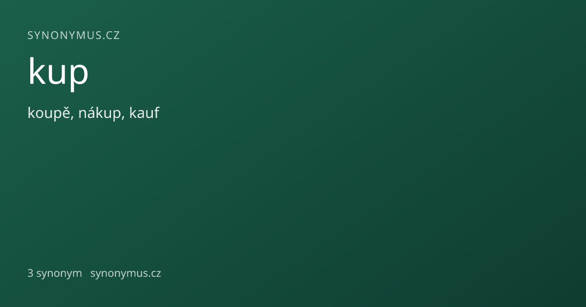 Náhled odkazu: kup
