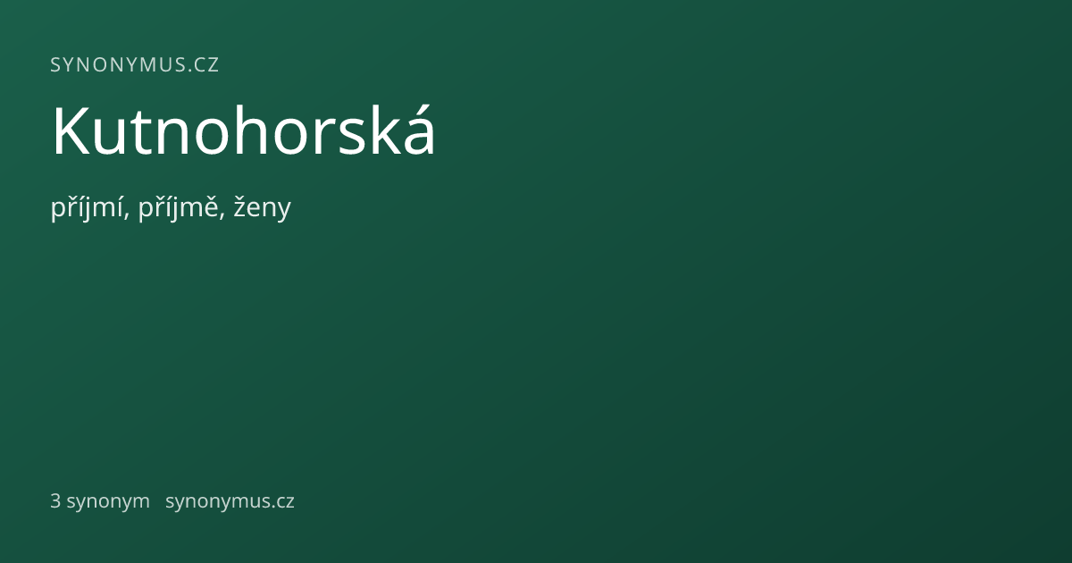 Náhled odkazu: Kutnohorská