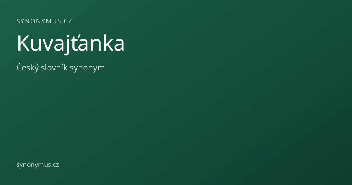 Náhled odkazu: Kuvajťanka