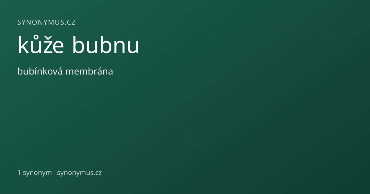 Náhled odkazu: kůže bubnu