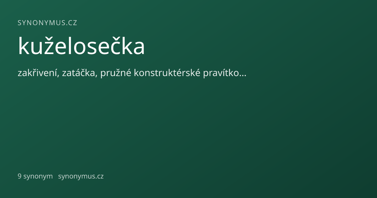 Náhled odkazu: kuželosečka