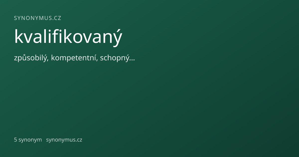 Náhled odkazu: kvalifikovaný