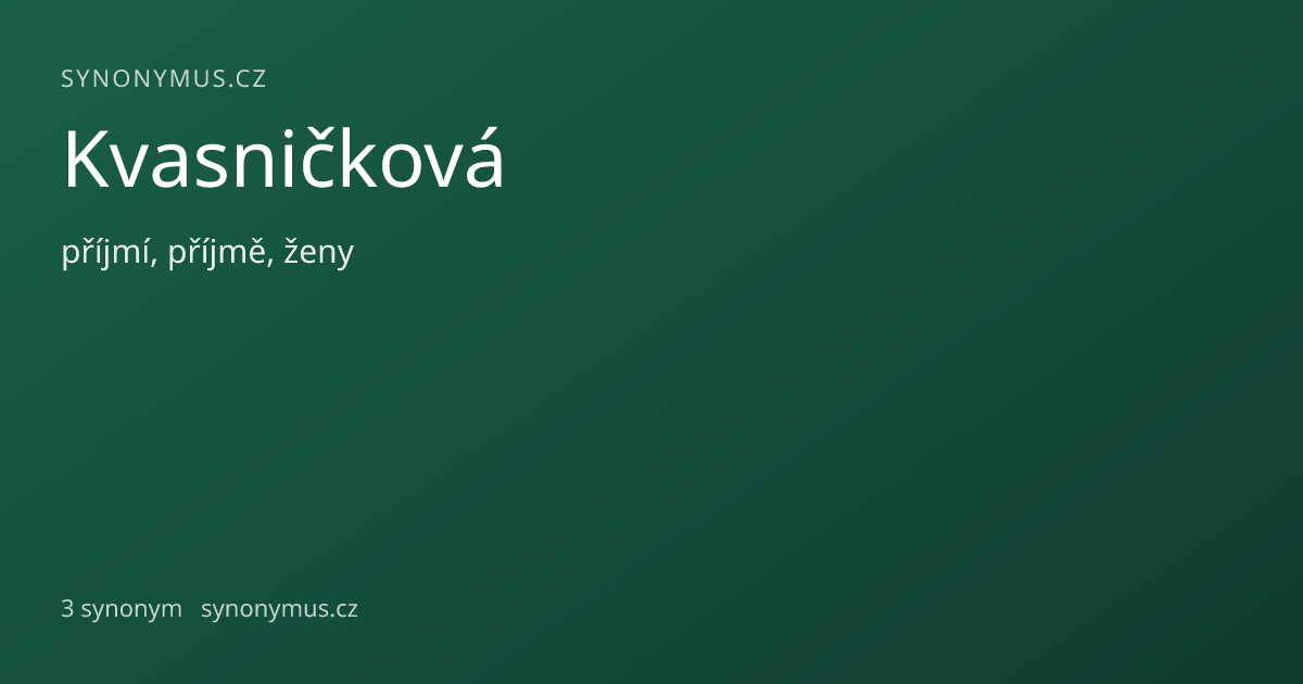 Náhled odkazu: Kvasničková