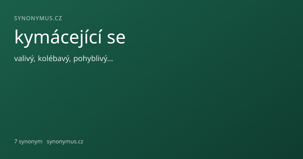 Náhled odkazu: kymácející se