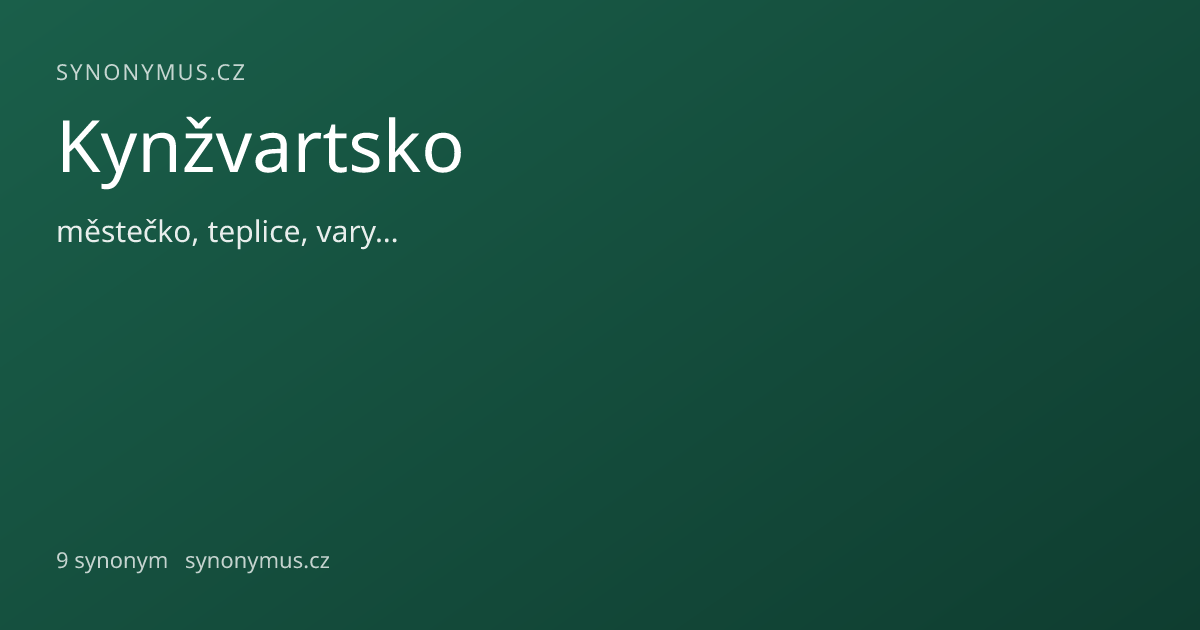 Náhled odkazu: Kynžvartsko