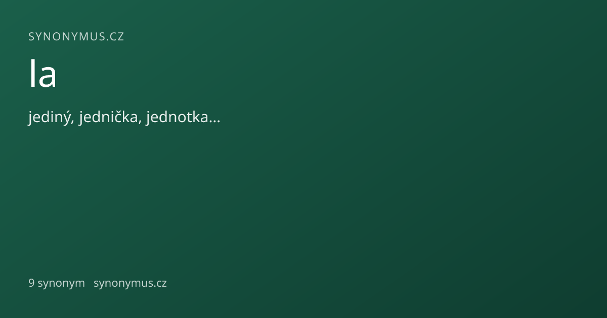 Náhled odkazu: la