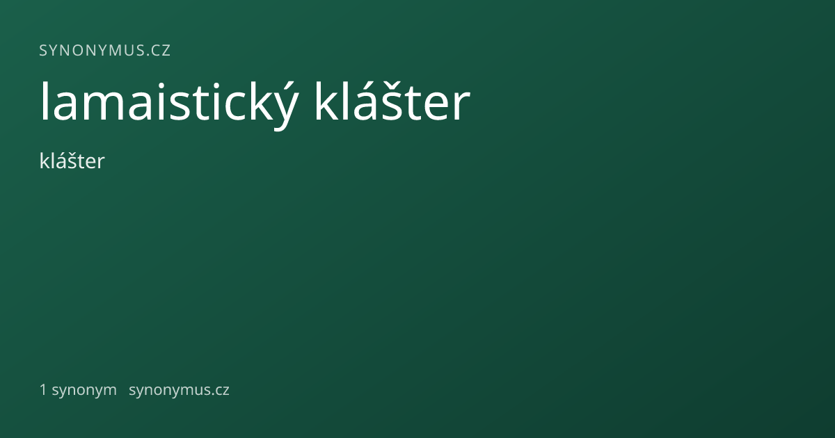 Náhled odkazu: lamaistický klášter