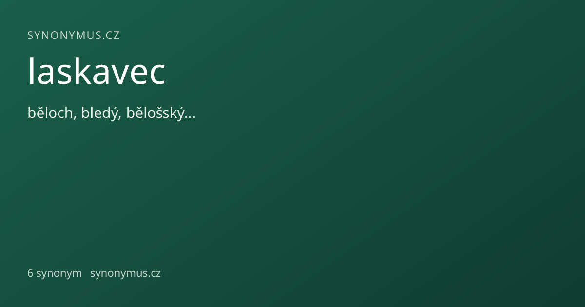 Náhled odkazu: laskavec