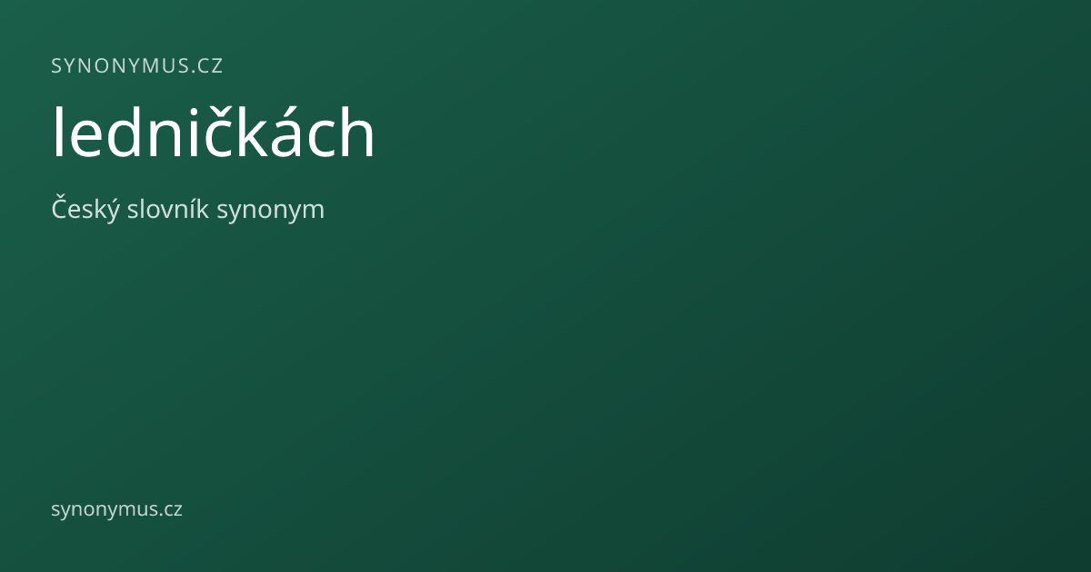 Náhled odkazu: ledničkách