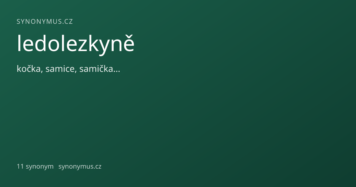 Náhled odkazu: ledolezkyně