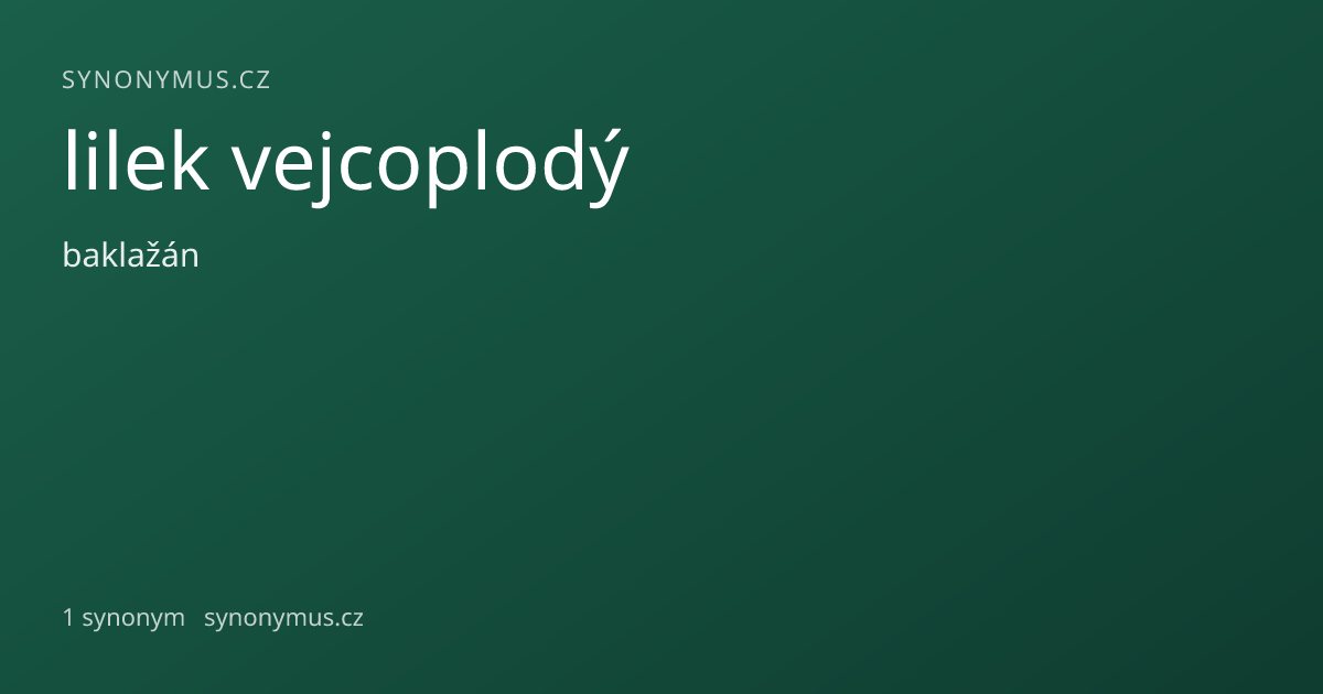 Náhled odkazu: lilek vejcoplodý