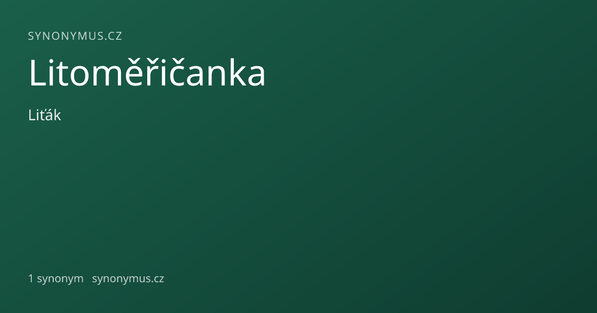 Náhled odkazu: Litoměřičanka