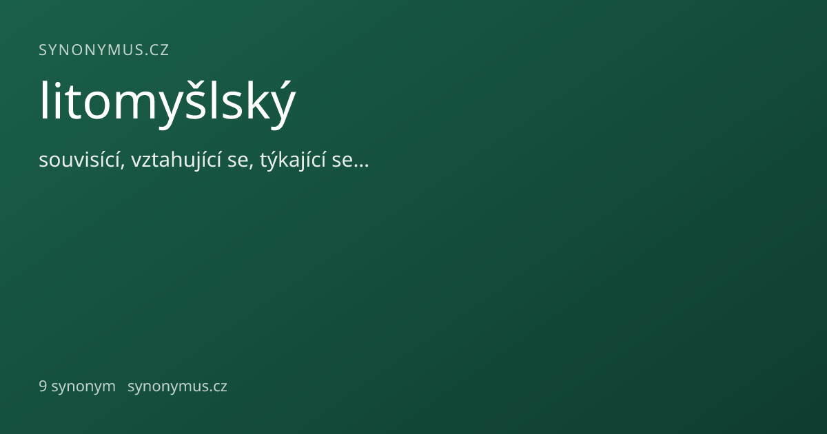 Náhled odkazu: litomyšlský