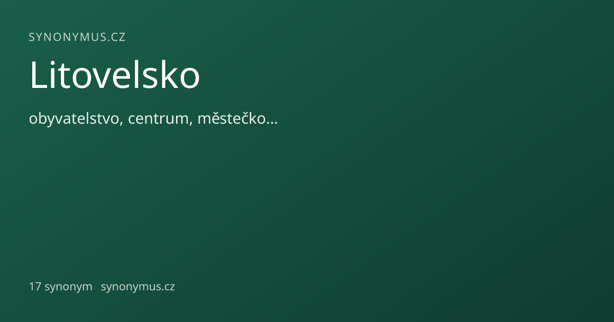 Náhled odkazu: Litovelsko