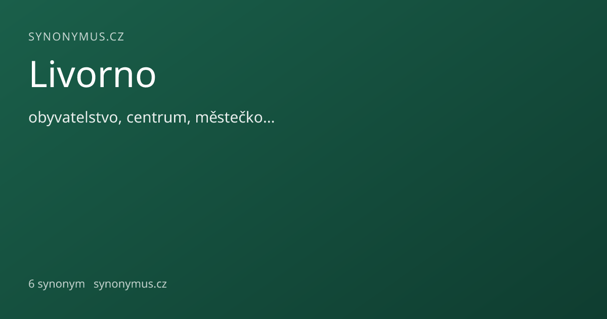 Náhled odkazu: Livorno