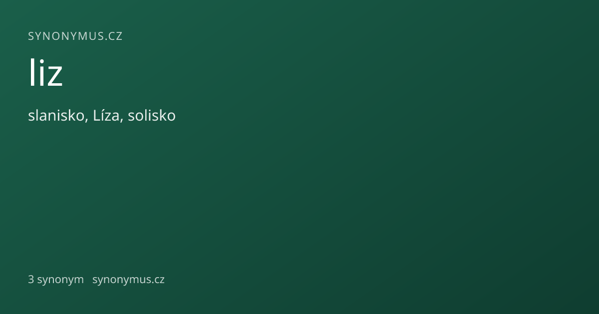 Náhled odkazu: liz