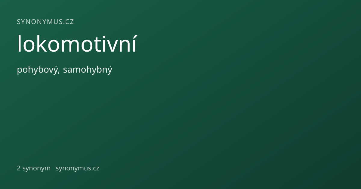 Náhled odkazu: lokomotivní