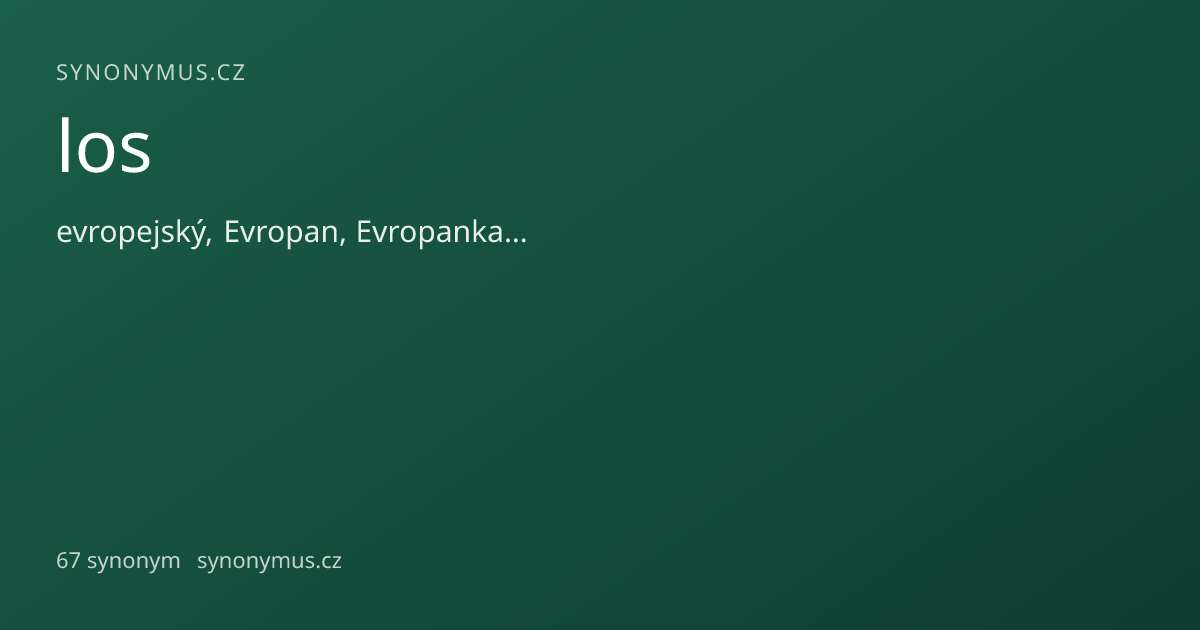Náhled odkazu: los