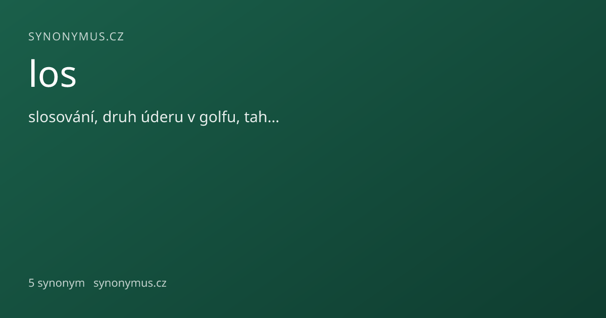 Náhled odkazu: los