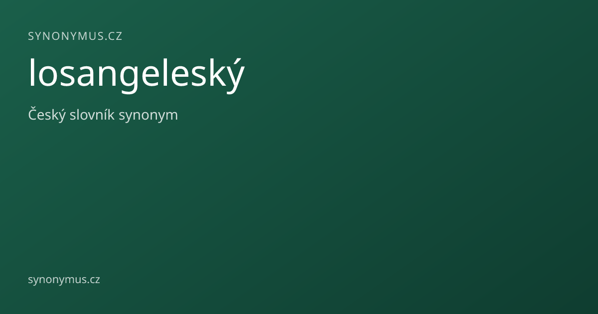 Náhled odkazu: losangeleský