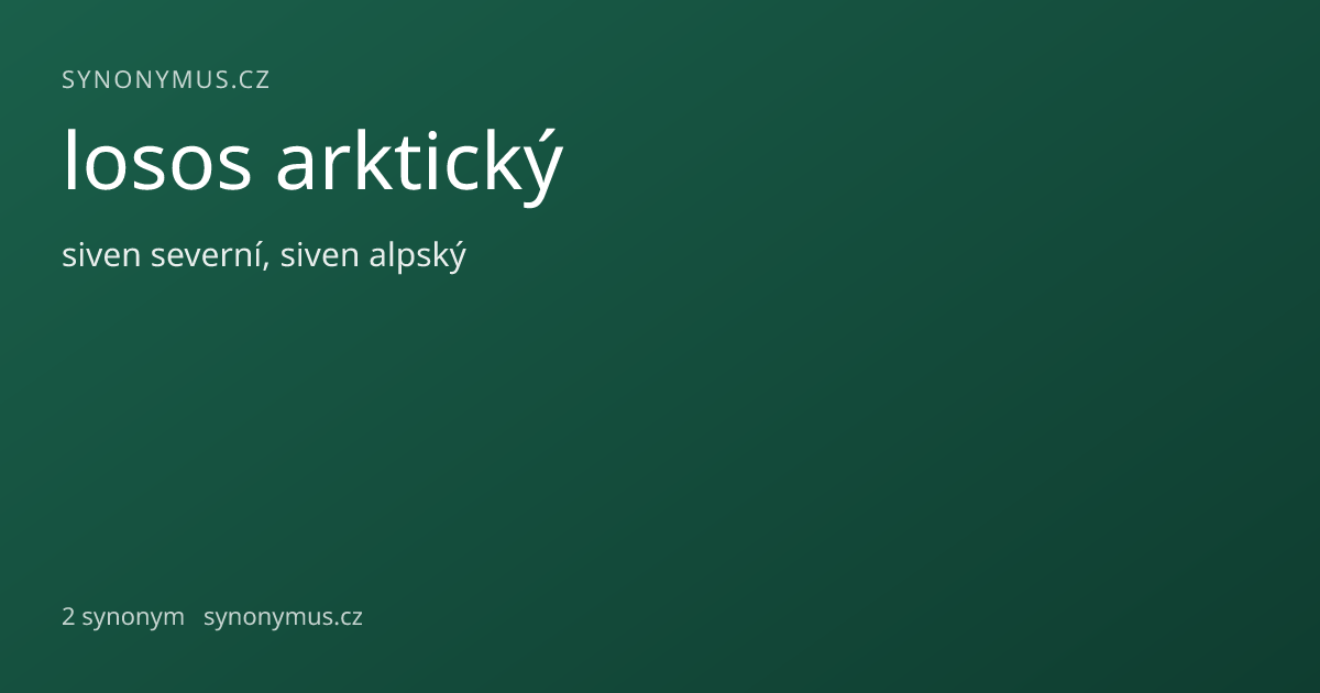 Náhled odkazu: losos arktický