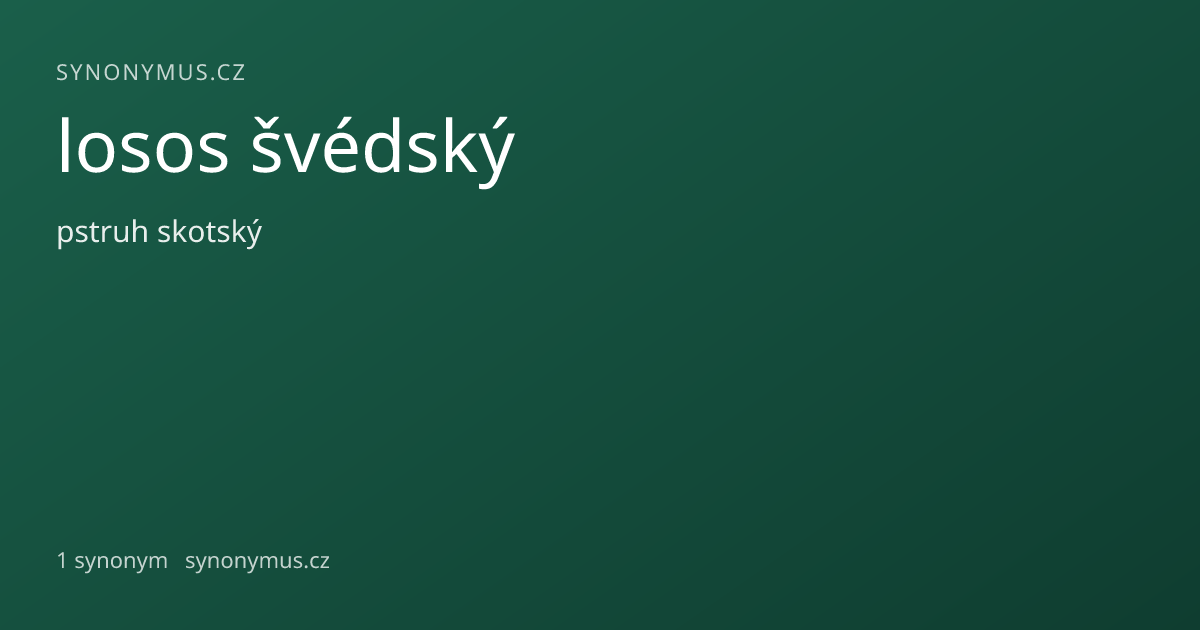 Náhled odkazu: losos švédský