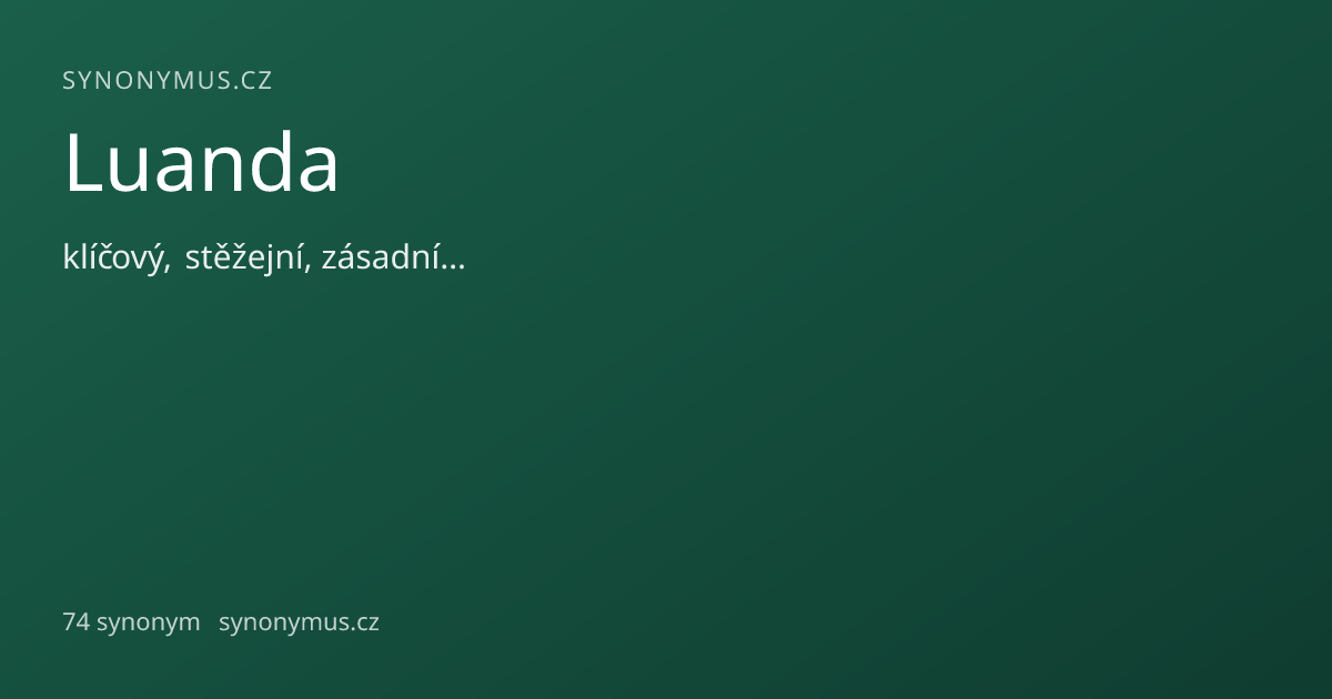 Náhled odkazu: Luanda
