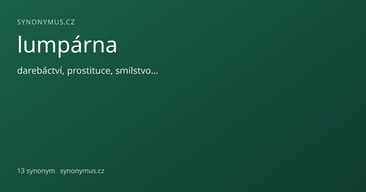 Náhled odkazu: lumpárna