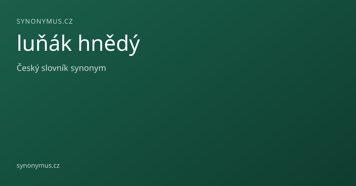 Náhled odkazu: luňák hnědý