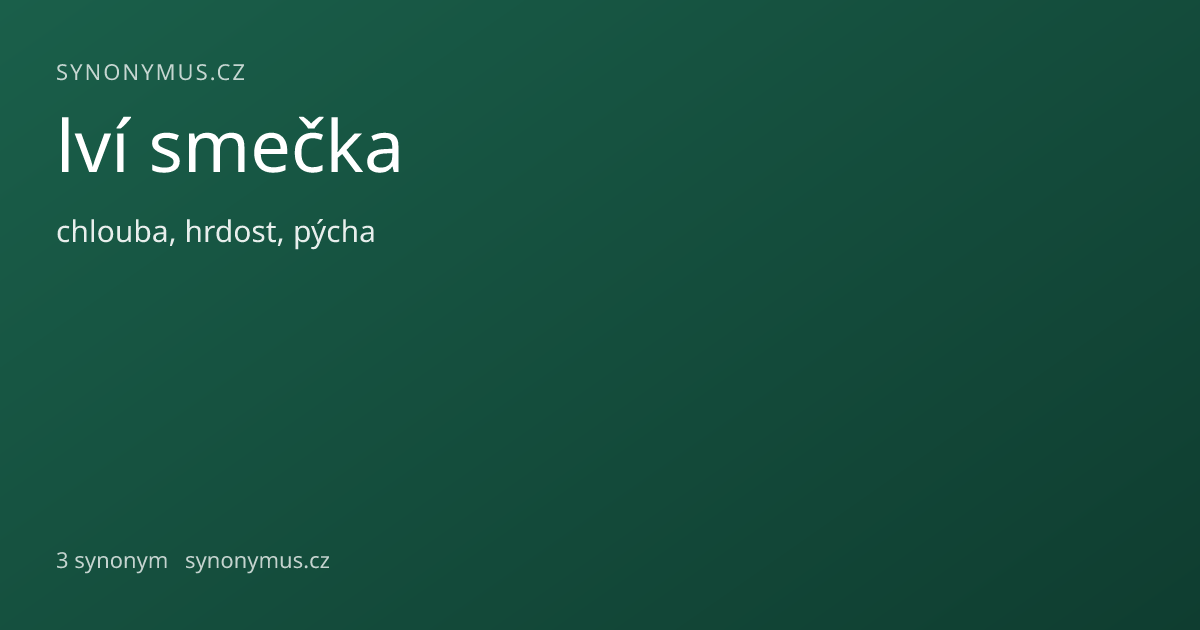 Náhled odkazu: lví smečka
