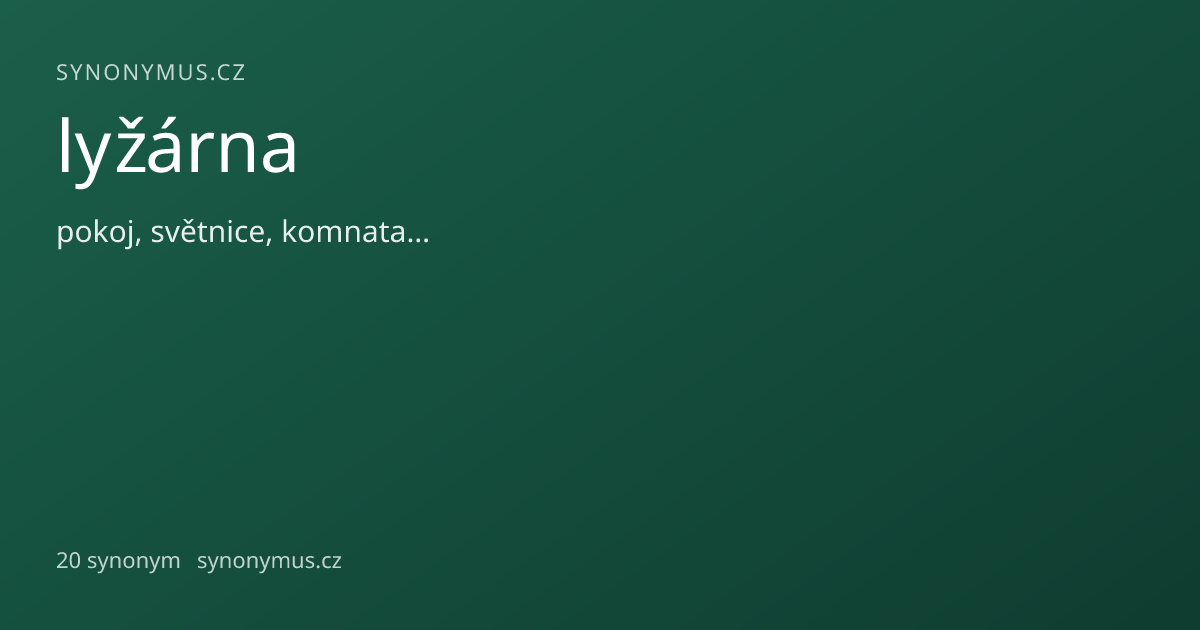 Náhled odkazu: lyžárna