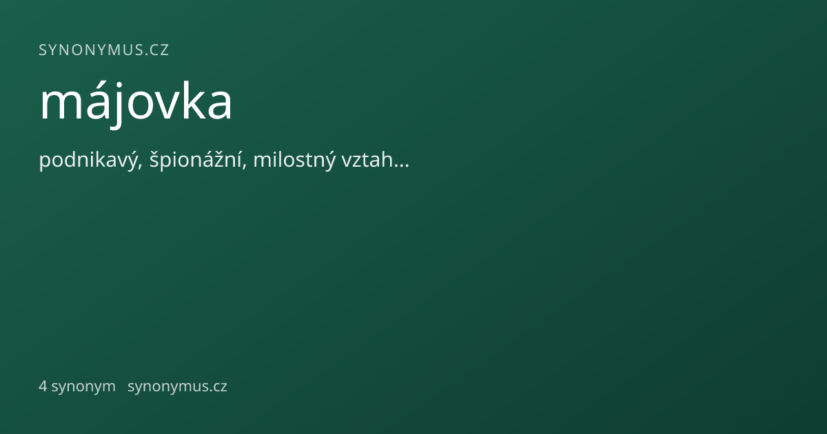 Náhled odkazu: májovka