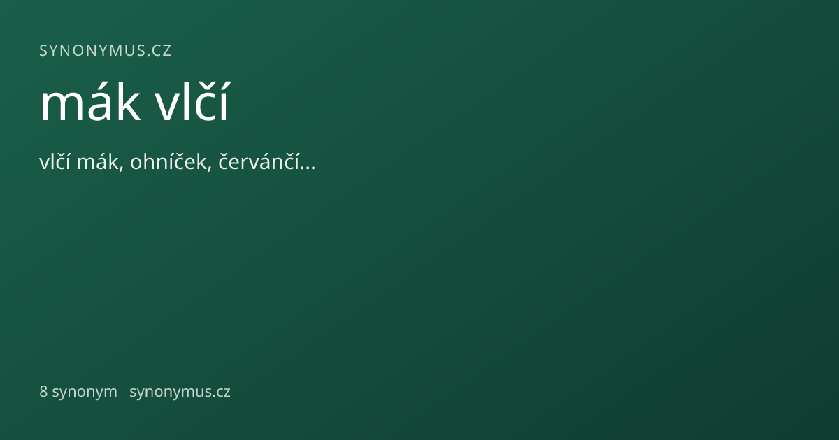 Náhled odkazu: mák vlčí