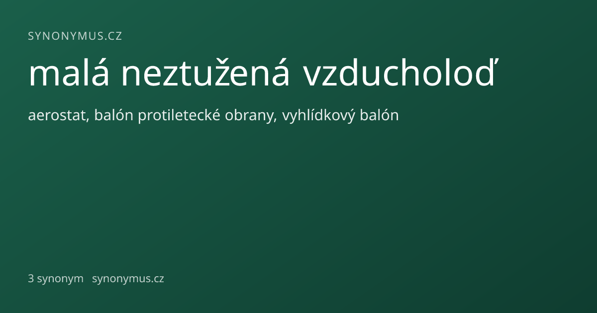 Náhled odkazu: malá neztužená vzducholoď