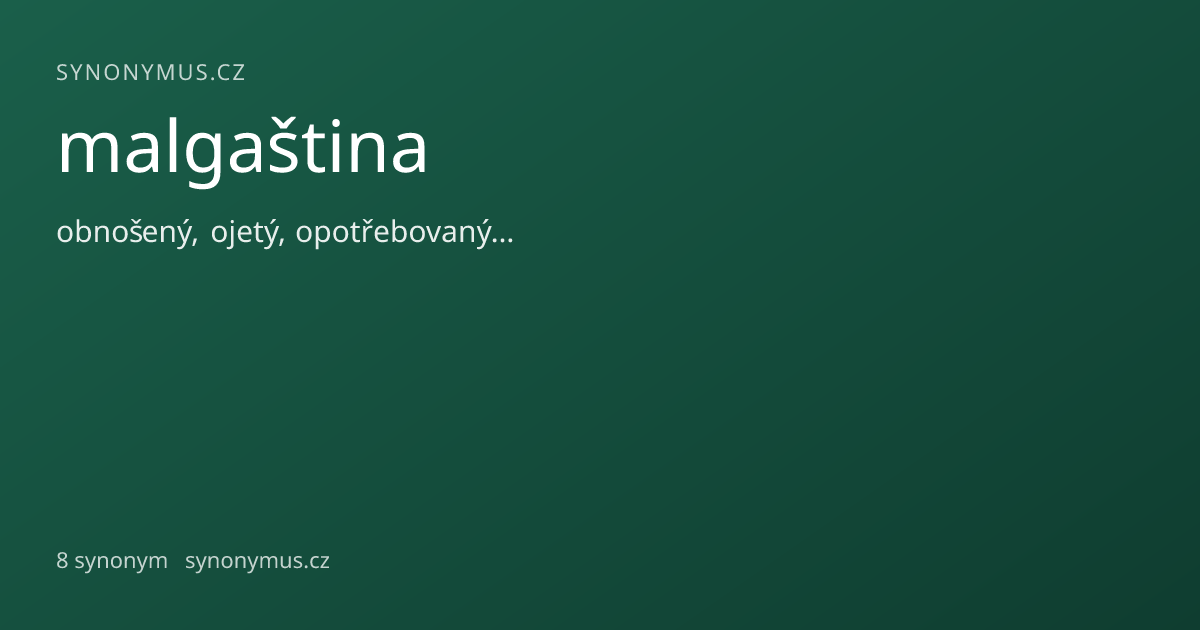 Náhled odkazu: malgaština