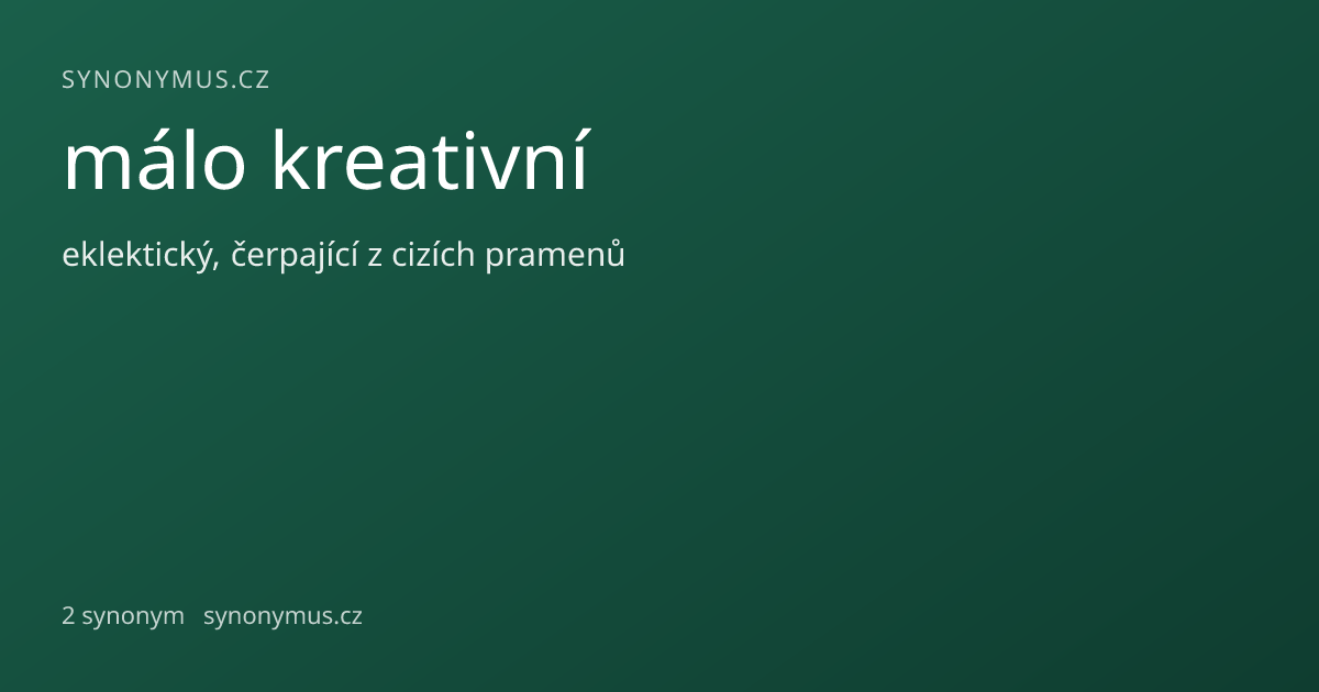 Náhled odkazu: málo kreativní