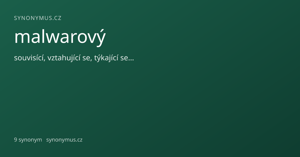Náhled odkazu: malwarový