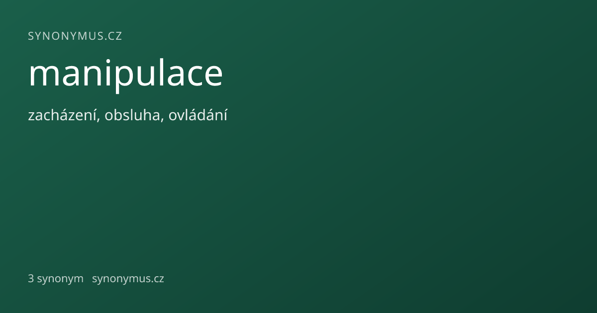 Náhled odkazu: manipulace